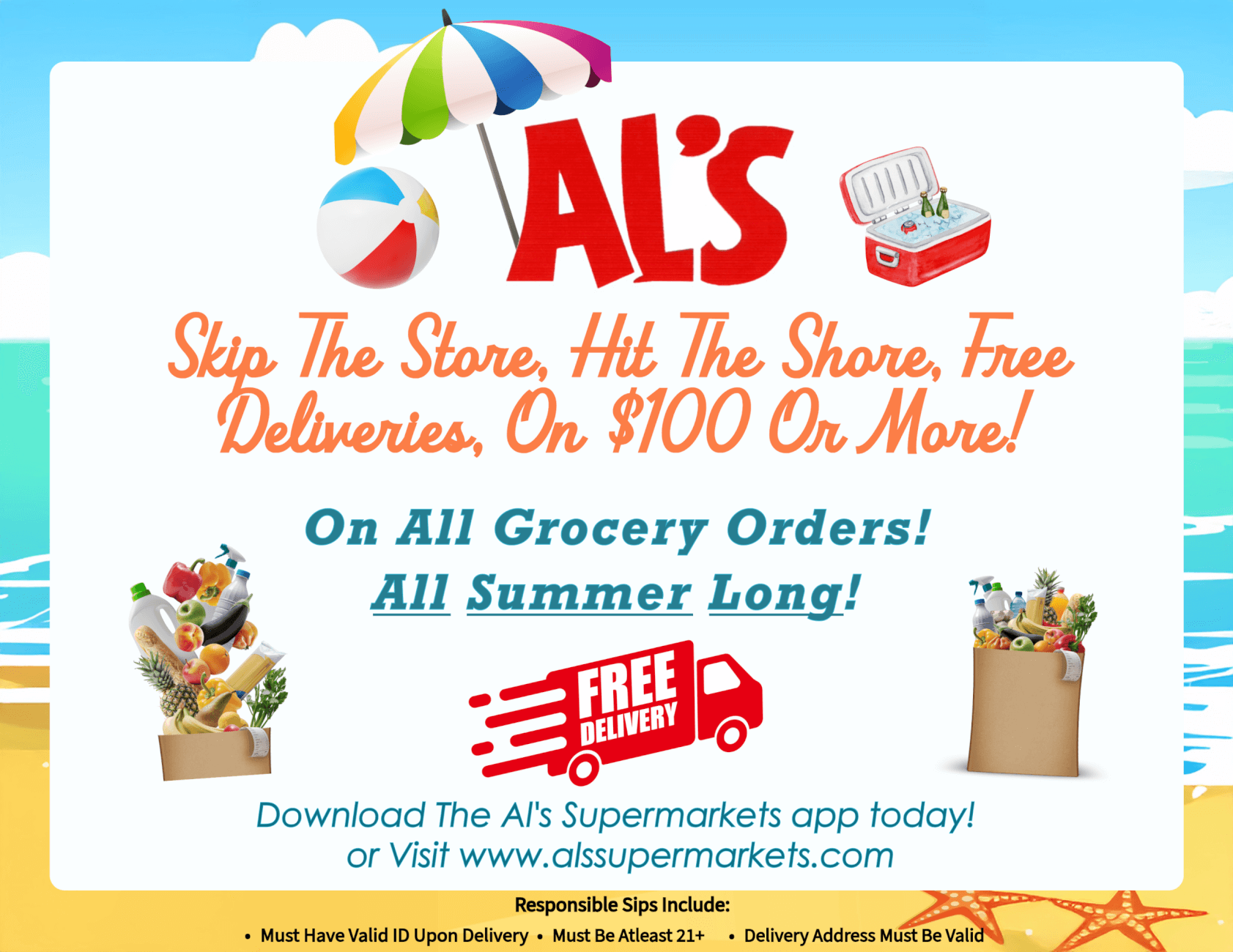 Al's 2025 Free Summer Delivery Promotion